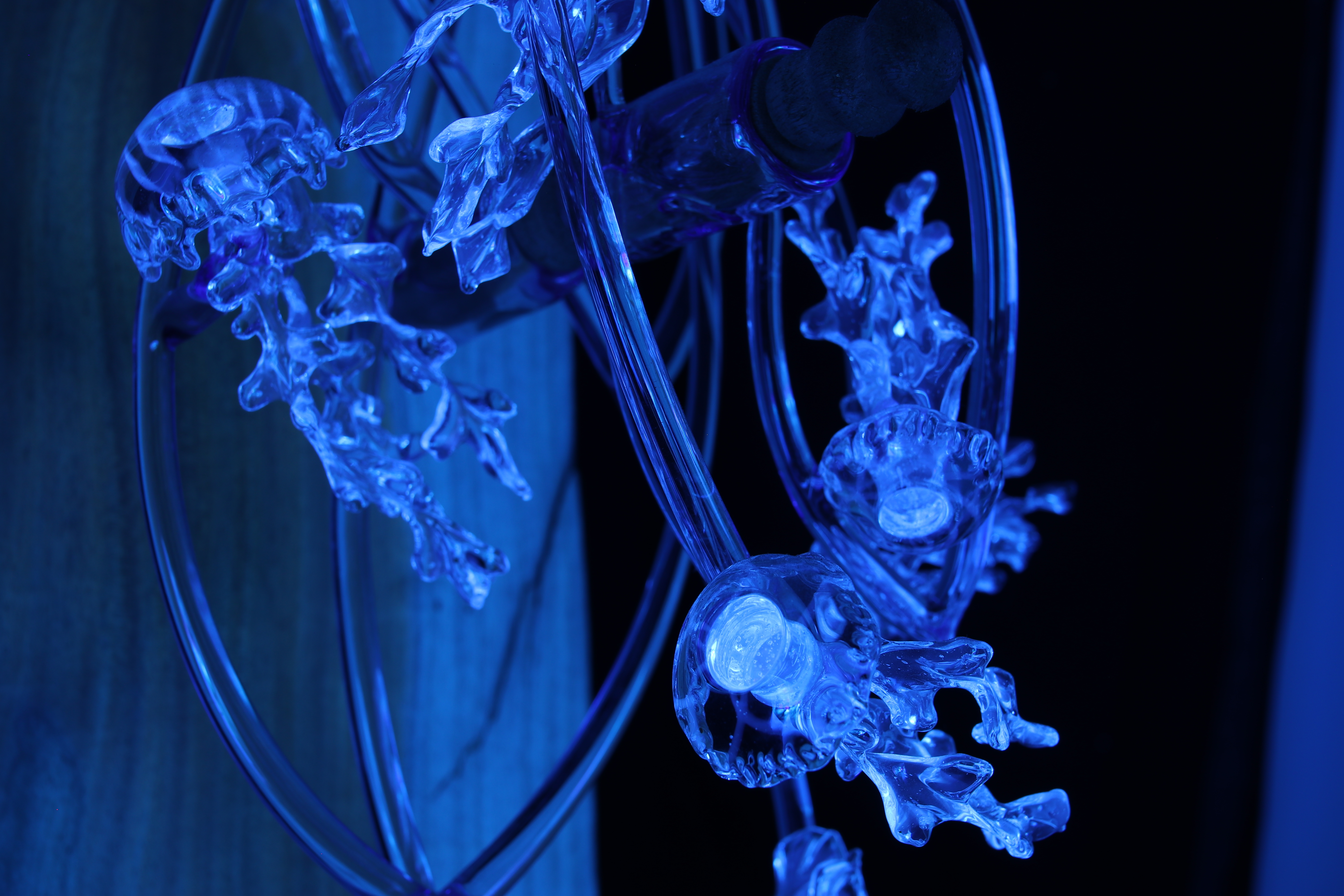 Glass sculpture by Cole Amick